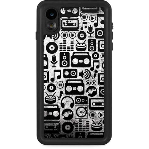 Music Pattern iPhone XR Waterproof Case