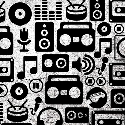 Music Pattern iPhone XS Skin
