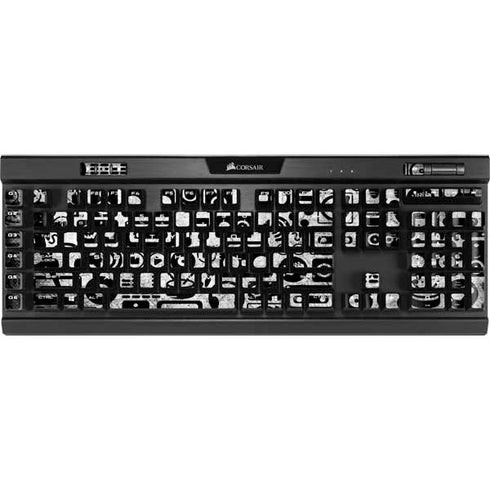 Music Pattern K95 RGB PLATINUM Mechanical Gaming Keyboard Skin