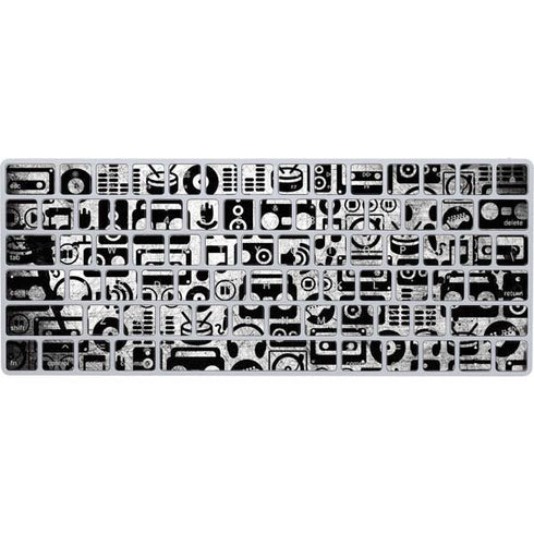 Music Pattern Magic Keyboard Skin