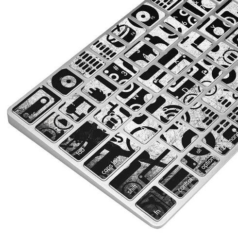 Music Pattern Magic Keyboard Skin