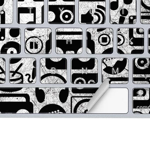 Music Pattern Magic Keyboard Skin