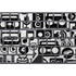 Music Pattern Magic Keyboard with Numeric Keypad Skin