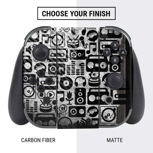 Music Pattern Nintendo Switch Bundle Skin