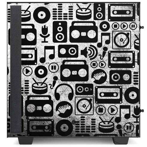 Music Pattern NZXT H510 Compact ATX Mid-Tower Case Skin