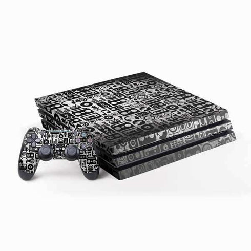 Music Pattern PS4 Pro Bundle Skin