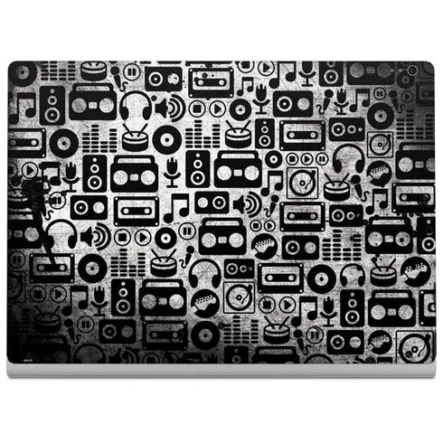 Music Pattern Surface Book 2 15in Skin
