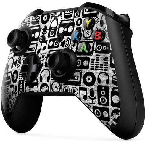 Music Pattern Xbox One X Controller Skin