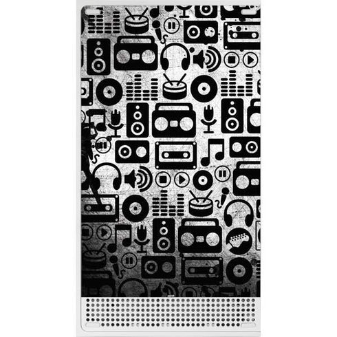 Music Pattern Xbox Series S Console Skin