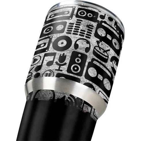 Music Pattern Yeti 30oz Rambler Tumbler Skin