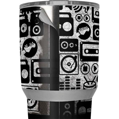 Music Pattern Yeti 30oz Rambler Tumbler Skin