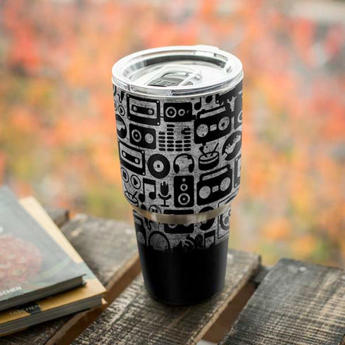 Music Pattern Yeti 30oz Rambler Tumbler Skin