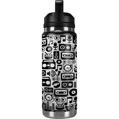 Music Pattern YETI Rambler 26oz Bottle Skin