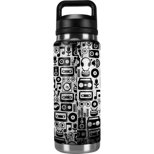 Music Pattern YETI Rambler 26oz Bottle Skin