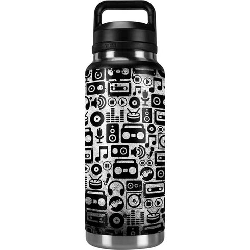 Music Pattern YETI Rambler 36oz Bottle Skin