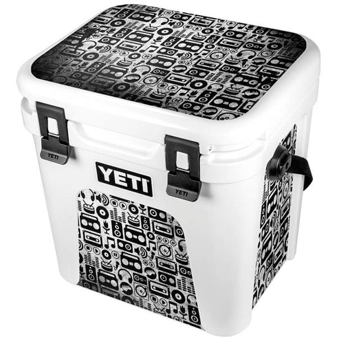 Music Pattern YETI Roadie 24 Hard Cooler Skin