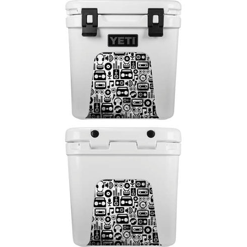 Music Pattern YETI Roadie 24 Hard Cooler Skin