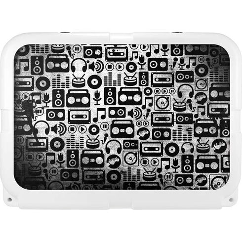 Music Pattern YETI Tundra 35 Hard Cooler Skin