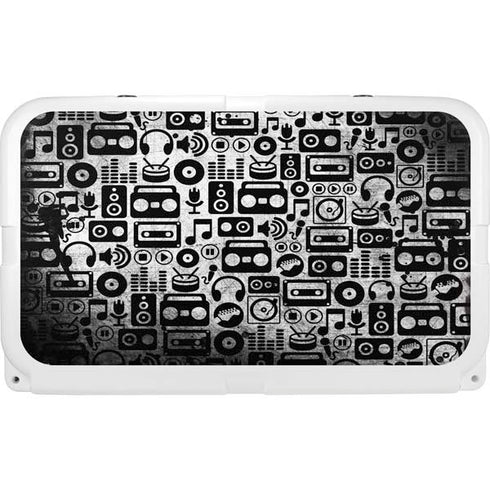 Music Pattern YETI Tundra 45 Hard Cooler Skin