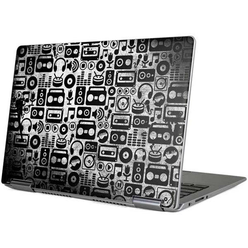 Music Pattern Yoga 710 14in Skin