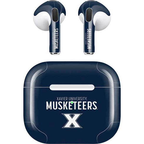Xavier University Muskateers Apple AirPods (3rd Gen 2021) Skin