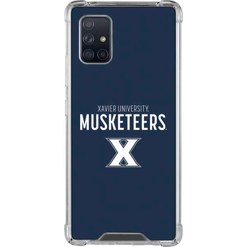 Xavier University Muskateers Galaxy A71 5G Clear Case