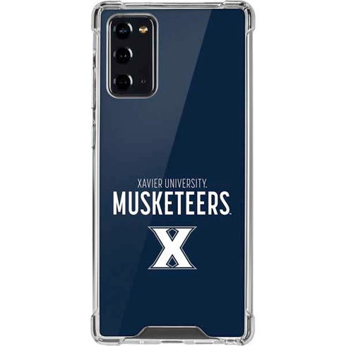 Xavier University Muskateers Galaxy Note20 5G Clear Case