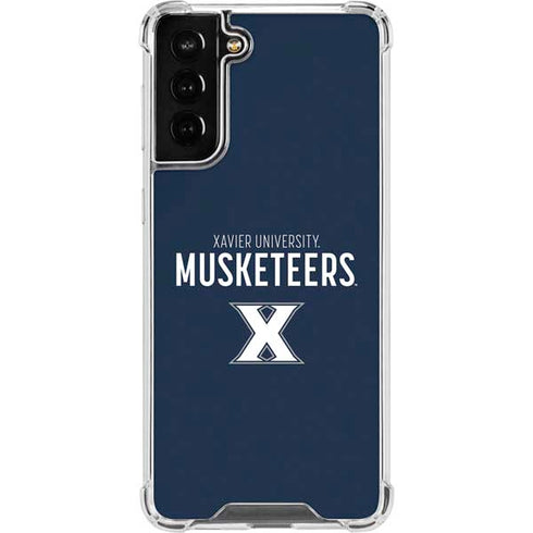 Xavier University Muskateers Galaxy S22 Plus Clear Case