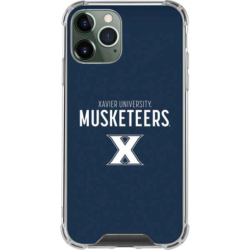 Xavier University Muskateers iPhone 11 Pro Max Clear Case