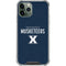 Xavier University Muskateers iPhone 11 Pro Max Clear Case