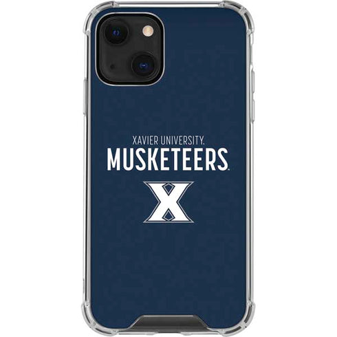 Xavier University Muskateers iPhone 14 Plus Clear Case
