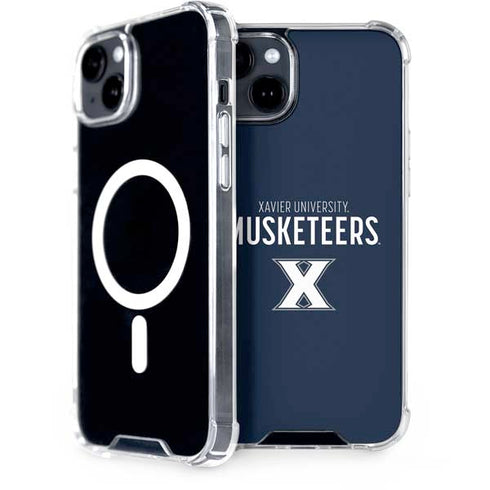 Xavier University Muskateers iPhone 15 Plus MagSafe Case