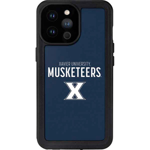 Xavier University Muskateers iPhone 14 Pro Max Waterproof Case