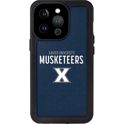 Xavier University Muskateers iPhone 14 Pro Waterproof Case