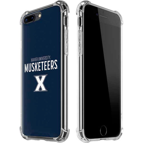 Xavier University Muskateers iPhone 7/8 Plus Clear Case