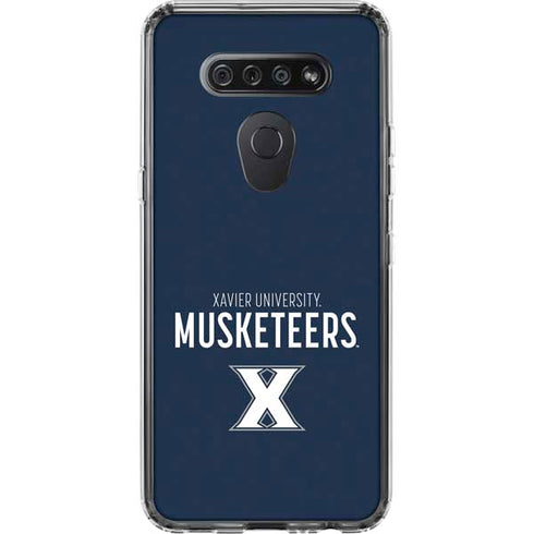 Xavier University Muskateers LG K51/Q51 Clear Case