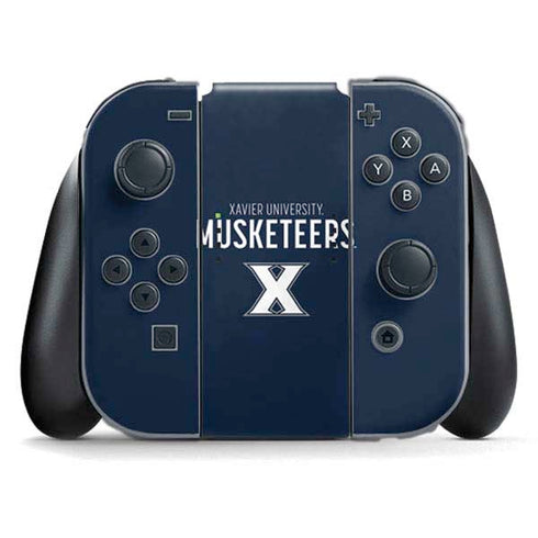 Xavier University Muskateers Nintendo Switch (2017-2021) Joy-Con Controller Skin