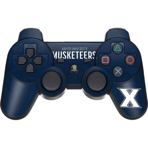 Xavier University Muskateers PS3 Dual Shock wireless controller Skin