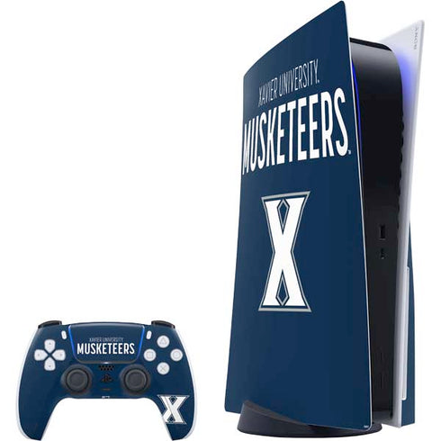 Xavier University Muskateers PS5 Bundle Skin