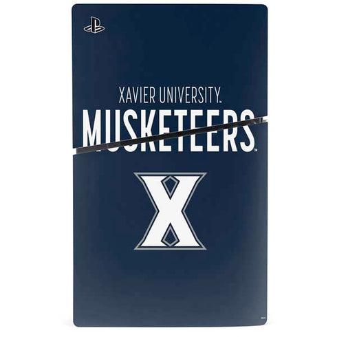Xavier University Muskateers PS5 Slim Disk Bundle Skin