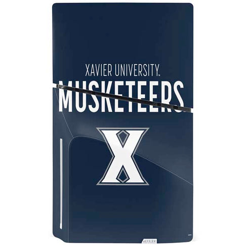Xavier University Muskateers PS5 Slim Disk Bundle Skin