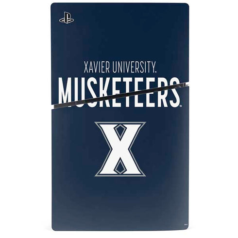 Xavier University Muskateers PS5 Slim Disk Console Skin