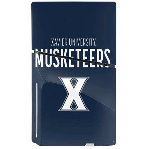 Xavier University Muskateers PS5 Slim Disk Console Skin