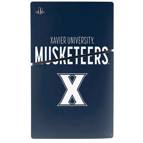 Xavier University Muskateers PS5 Slim Digital Edition Console Skin