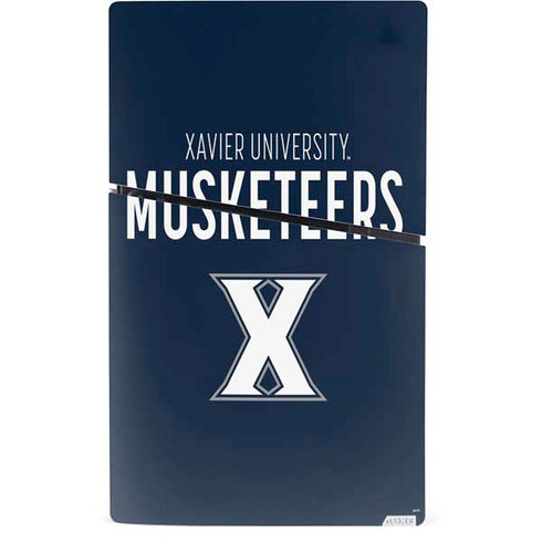 Xavier University Muskateers PS5 Slim Digital Edition Console Skin