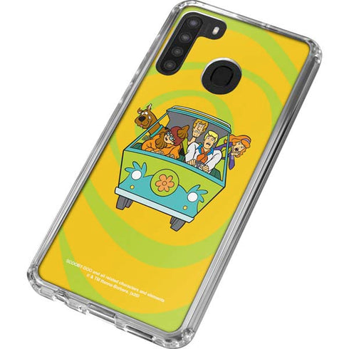 Scooby Doo Mystery Machine Van Galaxy A21 Clear Case