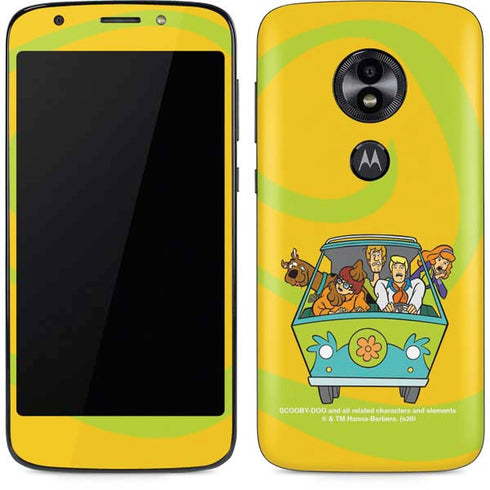 Scooby Doo Mystery Machine Van Moto E5 Play Skin