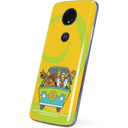 Scooby Doo Mystery Machine Van Moto E5 Plus Skin