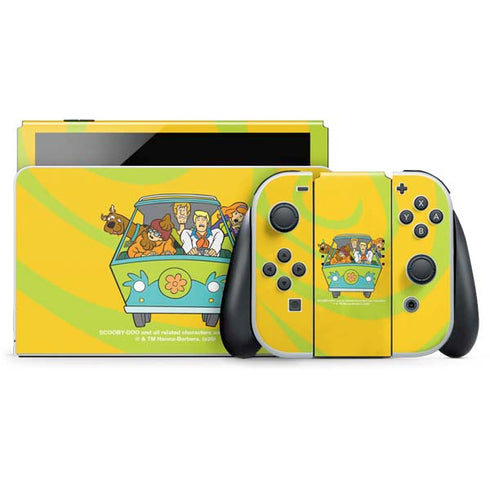 Scooby Doo Mystery Machine Van Nintendo Switch OLED (2021) Skin