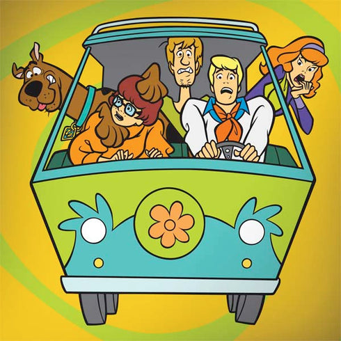 Scooby Doo Mystery Machine Van PlayStation 4 Gold Wireless Headset Skin